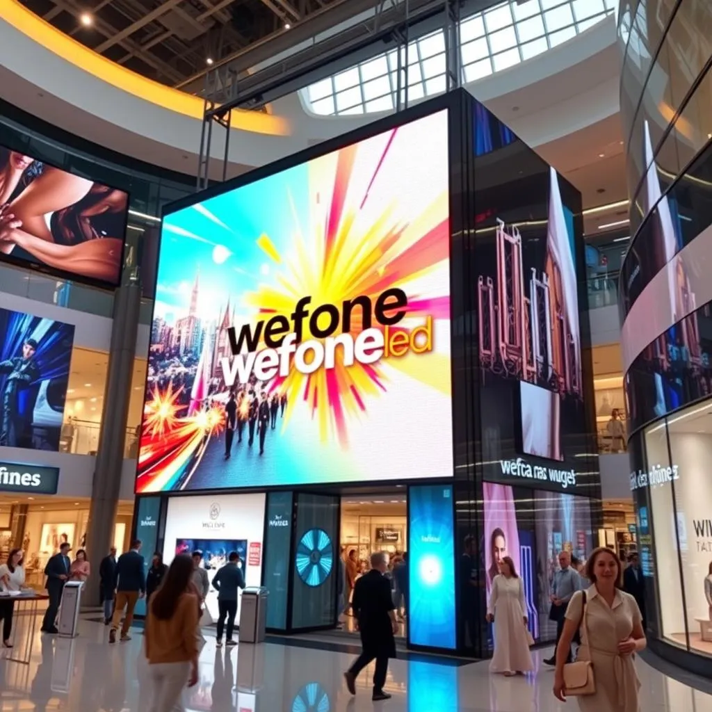 LED display screen for retail and advertising in Dubai mall LED display screen for retail and advertising in Dubai mall
