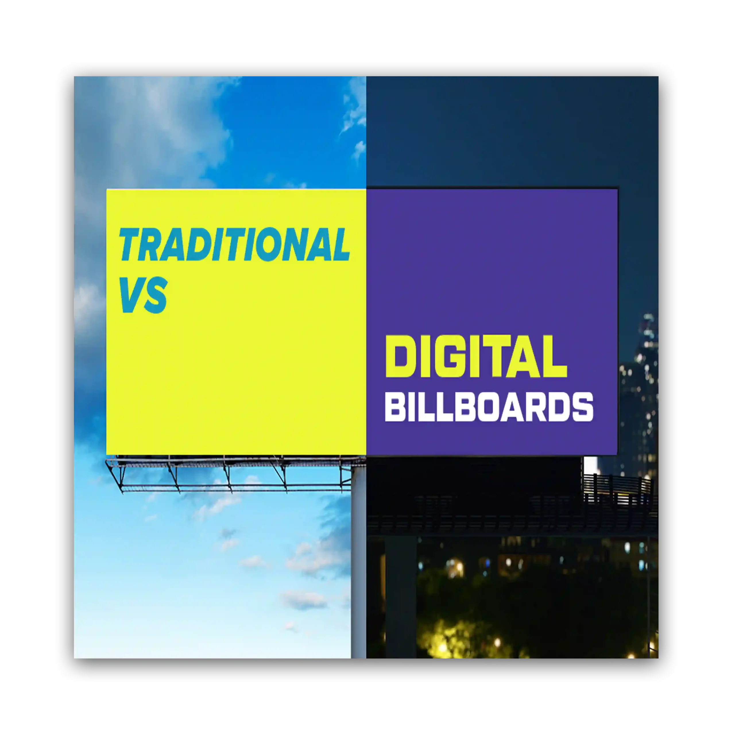 Outdoor LED billboard advertising in UAE