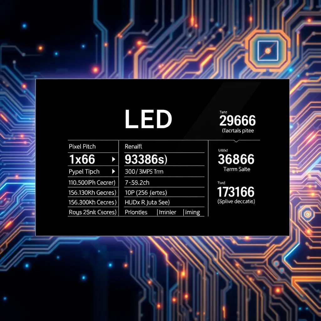 led display screen specifications