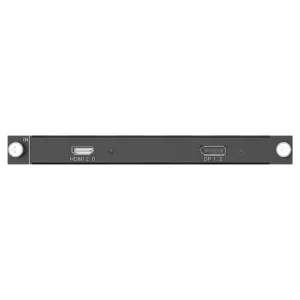 لوحة واجهة تضمّ موصلات HDMI 2.0 و DisplayPort 1.2.