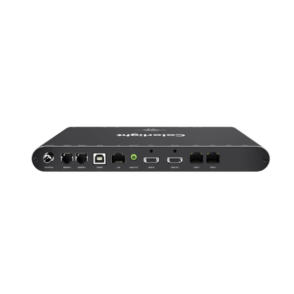 Celerity network switch with multiple ports and connections on the back panel.