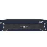 4K Pro video processing unit with front panel ports and handles for easy transport.