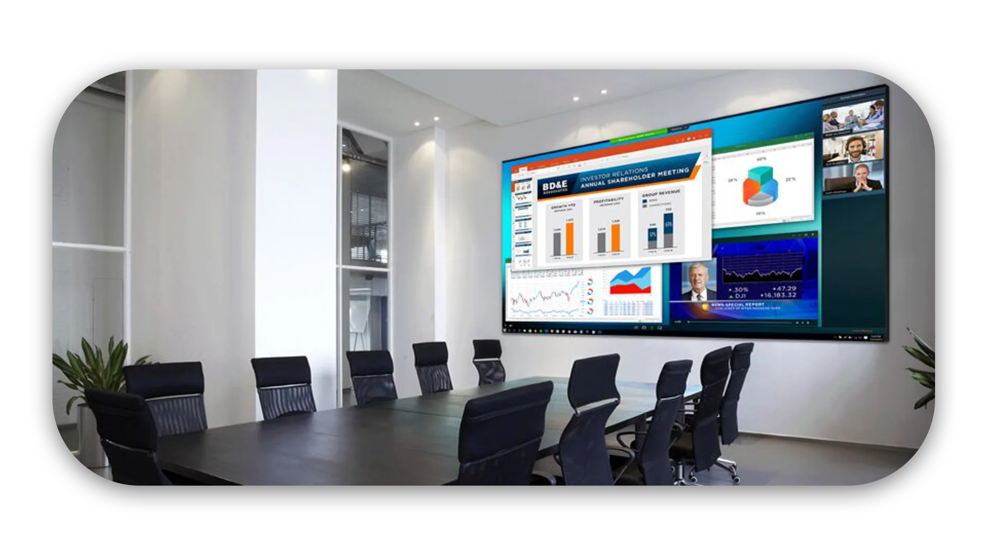 Sports venue LED video wall